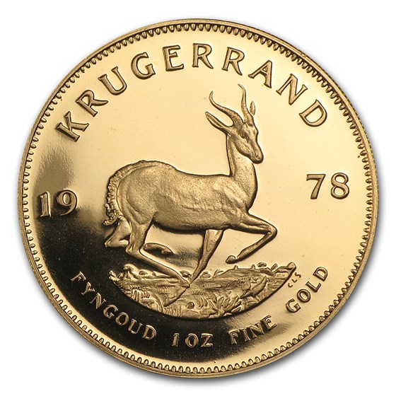 1978 South Africa 1 oz Proof Gold Krugerrand 1978 South Africa 1 oz Proof Gold Krugerrand